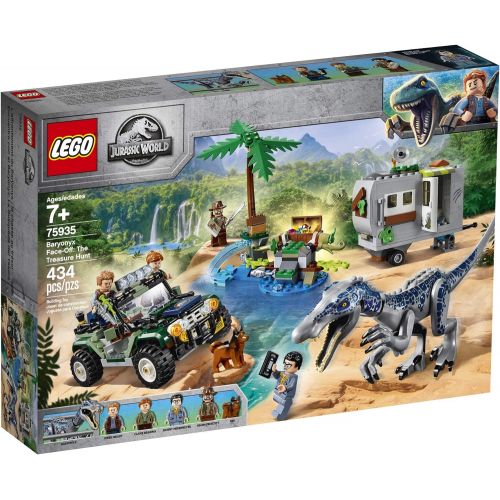  LEGO Jurassic World Baryonyx Face Off: The Treasure Hunt 75935 Building Kit (434 Pieces)