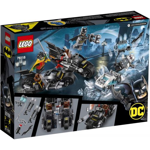 LEGO DC Batman Mr. Freeze Batcycle Battle 76118 Building Kit (200 Pieces)