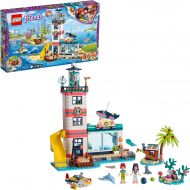 LEGO Friends Lighthouse Rescue Center 41380 Building Kit with Lighthouse Model and Tropical Island Includes Mini Dolls and Toy Animals for Pretend Play (602 Pieces)