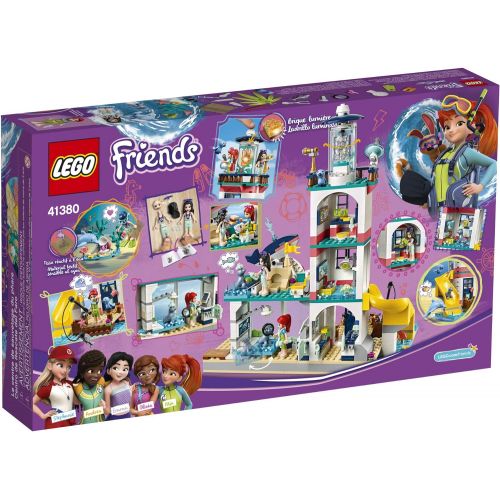 LEGO Friends Lighthouse Rescue Center 41380 Building Kit with Lighthouse Model and Tropical Island Includes Mini Dolls and Toy Animals for Pretend Play (602 Pieces)