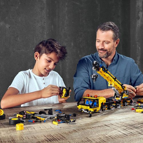  LEGO Technic Mobile Crane 42108 Building Kit, A Super Model Crane to Build for Any Fan of Construction Toys, New 2020 (1,292 Pieces)