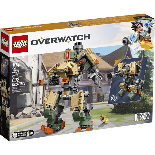  LEGO 6250958 Overwatch 75974 Bastion Building Kit, Overwatch Game Robot Action Figure (602 Pieces)