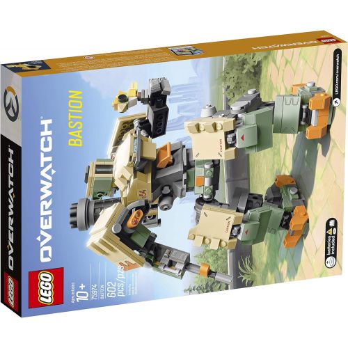  LEGO 6250958 Overwatch 75974 Bastion Building Kit, Overwatch Game Robot Action Figure (602 Pieces)