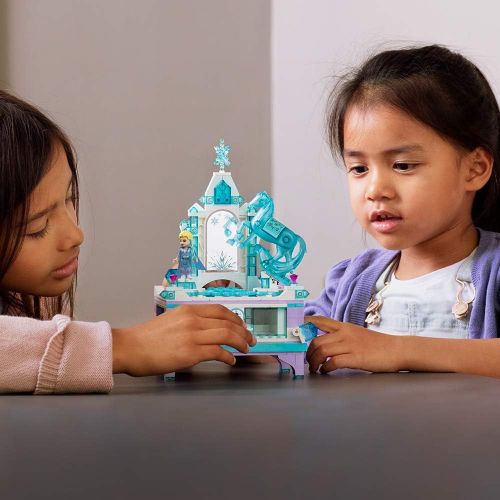  LEGO Disney Frozen II Elsa’s Jewelry Box Creation 41168 Disney Jewelry Box Building Kit with Elsa Mini Doll and Nokk Figure for Creative Play (300 Pieces)