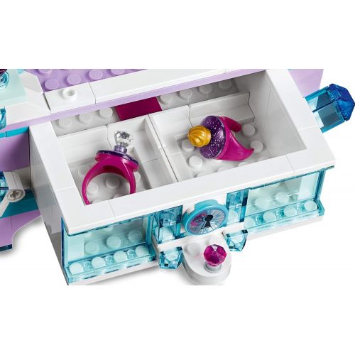  LEGO Disney Frozen II Elsa’s Jewelry Box Creation 41168 Disney Jewelry Box Building Kit with Elsa Mini Doll and Nokk Figure for Creative Play (300 Pieces)