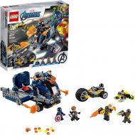 LEGO Marvel Avengers Truck Take-Down 76143 Captain America and Hawkeye Superhero Action, Cool Minifigures and Vehicles, New 2020 (477 Pieces)