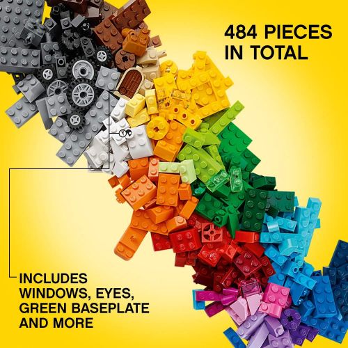  LEGO Classic Medium Creative Brick Box 10696 Building Toys for Creative Play; Kids Creative Kit (484 Pieces)