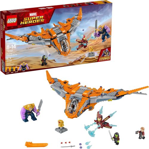  LEGO Marvel Super Heroes Avengers: Infinity War Thanos: Ultimate Battle 76107 Guardians of the Galaxy Starship Action Construction Toy and Building Kit for Kids (674 Pieces)