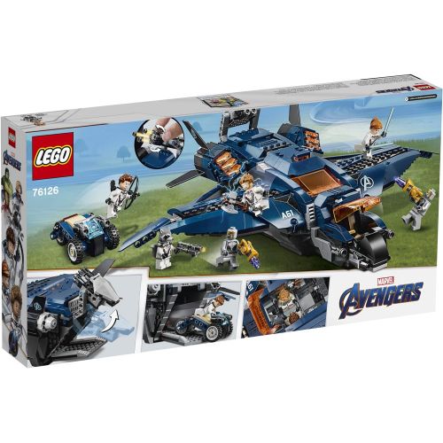  LEGO Marvel Avengers: Avengers Ultimate Quinjet 76126 Building Kit (838 Pieces)