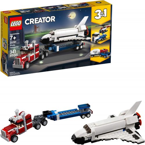  LEGO Creator 3in1 Shuttle Transporter 31091 Building Kit (341 Pieces)