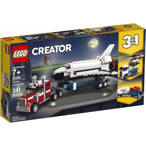  LEGO Creator 3in1 Shuttle Transporter 31091 Building Kit (341 Pieces)