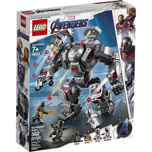  LEGO Marvel Avengers War Machine Buster 76124 Building Kit (362 Pieces)