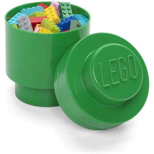  Lego Storage Box Brick 1 Round Dark Green