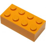 LEGO Parts and Pieces: Orange (Bright Orange) 2x4 Brick x20
