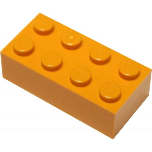  LEGO Parts and Pieces: Orange (Bright Orange) 2x4 Brick x20