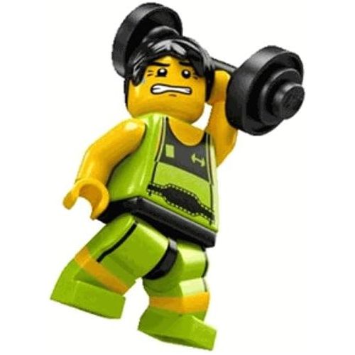  LEGO 8684 Minifigure Series 2 - Weight Lifter (Loose)