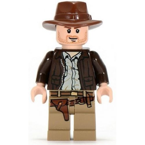  Lego Indiana Jones with Satchel & Hat