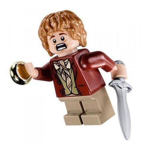  Lego Lord of The Rings Minifigure - Bilbo Baggins with Sword Sting and Ring