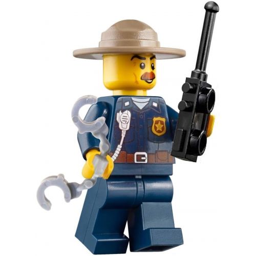  LEGO City Mountain Police Minifigure - Police Chief (with Handcuffs and Radio) 60174