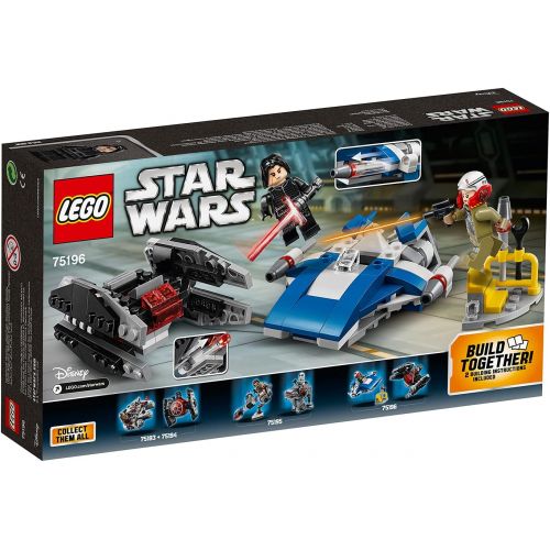  LEGO Star Wars A-Wing Toy vs Tie Silencer Microfighters Building Set