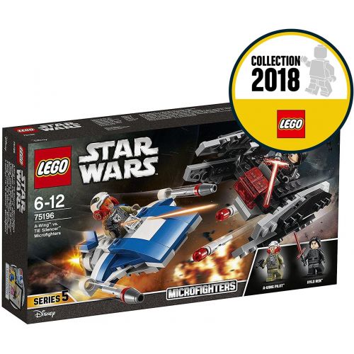  LEGO Star Wars A-Wing Toy vs Tie Silencer Microfighters Building Set