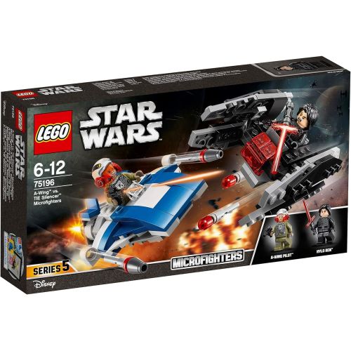  LEGO Star Wars A-Wing Toy vs Tie Silencer Microfighters Building Set