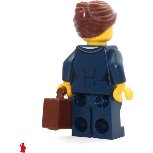  LEGO City Minifigure: Businesswoman (Dark Blue Pants Suit, Glasses) 60134