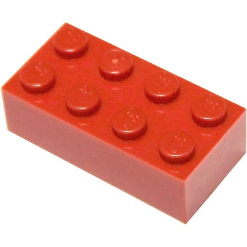  LEGO Parts and Pieces: Red (Bright Red) 2x4 Brick x20