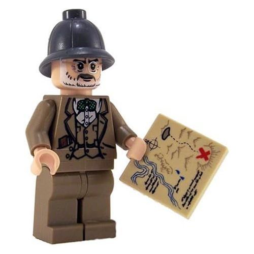  LEGO Professor Henry Jones Indiana Jones Figure