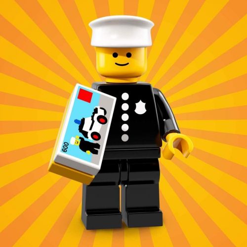  LEGO Series 18 Collectible Party Minifigure - Retro Police Officer 1978 (71021)