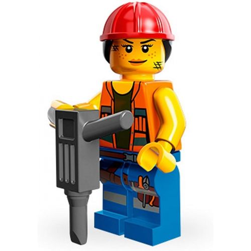 LEGO The Movie Gail The Construction Worker Minifigure Series 71004