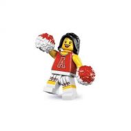 Lego Series 8 Red Cheerleader Mini Figure