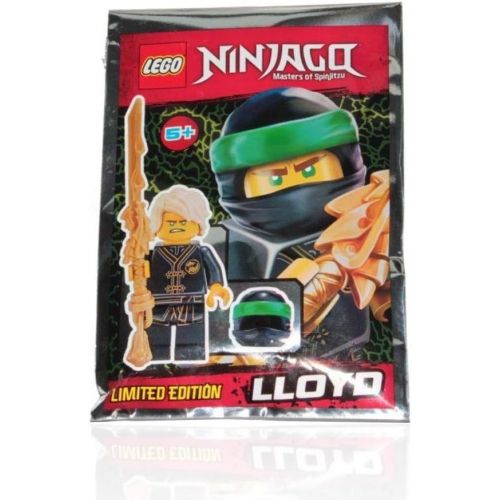  LEGO Ninjago Minifigure - Lloyd Black Wu-Cru Training Gi Limited Edition Foil Pack (with Dragon Sword and Helmet)