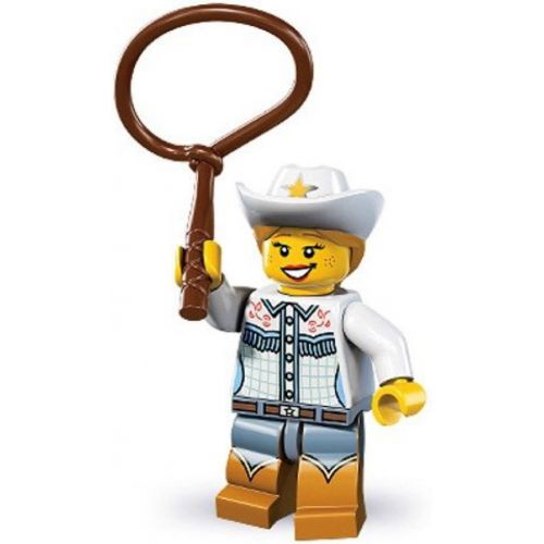  Lego Series 8 Cowgirl Mini Figure