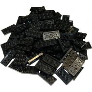 LEGO Parts and Pieces: Black 2x4 Plate x100