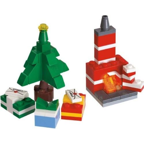  Lego 40009 Christmas Tree, Presents, and Fireplace