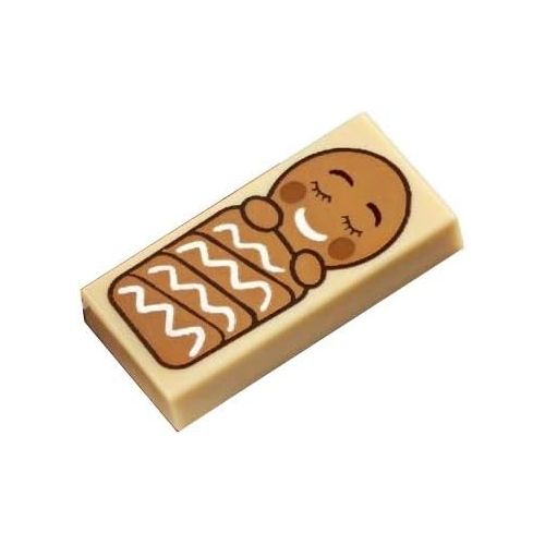  LEGO Gingerbread Baby Tile Minifigure (in Sweet Carriage) All New 10267