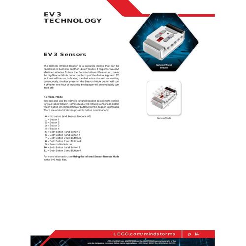  Lego Mindstorm Ev3 Infrared Beacon