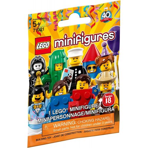  LEGO Series 18 Collectible Party Minifigure - Race Car Guy (71021)