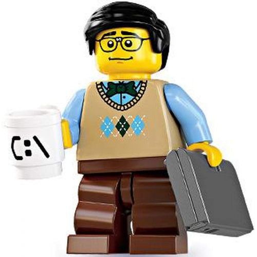  Lego Series 7 Computer Programmer Mini Figure