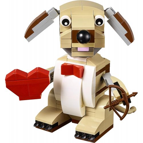  LEGO Bricks & More Valentines Cupid Dog 40201 Building Kit