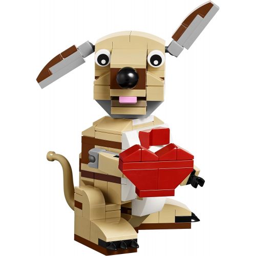  LEGO Bricks & More Valentines Cupid Dog 40201 Building Kit