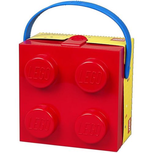  LEGO Red Hand Carry Box 4 Handle Bright