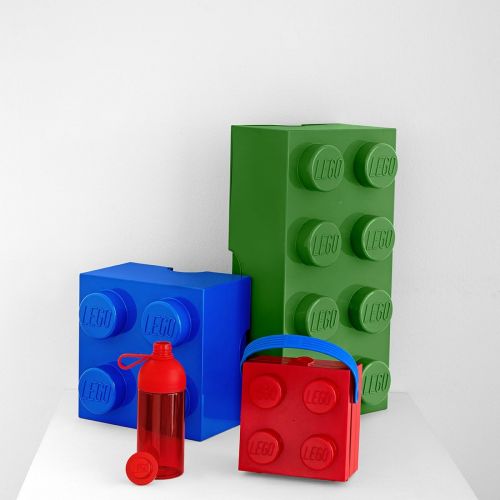  LEGO Red Hand Carry Box 4 Handle Bright