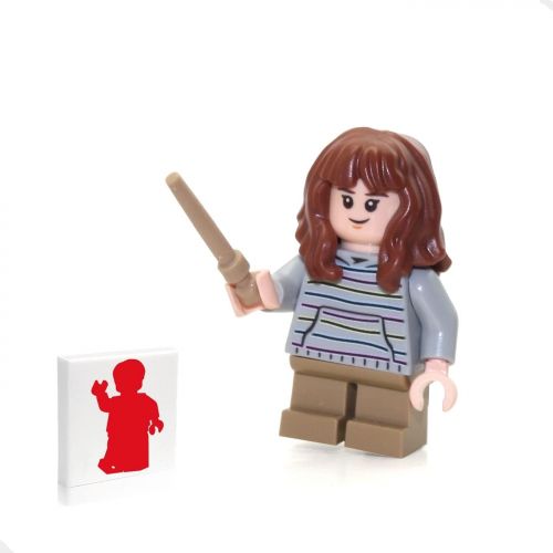  LEGO 2018 Harry Potter Minifigure - Hermione Granger (with Wand and Display Stand) 75955