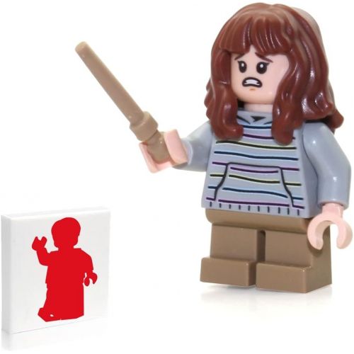  LEGO 2018 Harry Potter Minifigure - Hermione Granger (with Wand and Display Stand) 75955