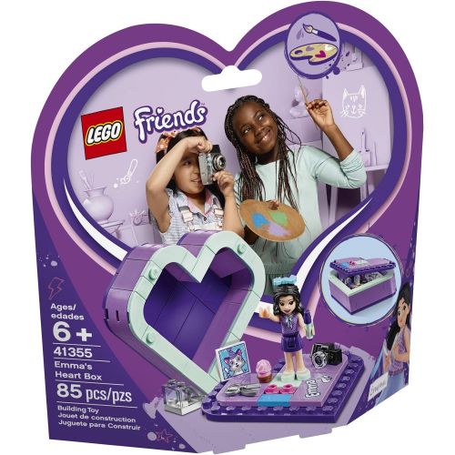  LEGO Friends Emma’s Heart Box 41355 Building Kit (85 Pieces) (Discontinued by Manufacturer)