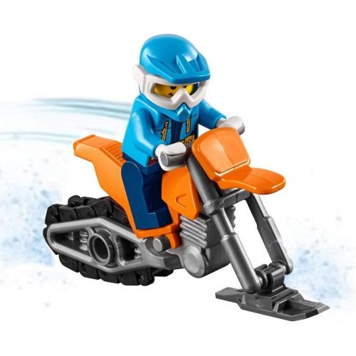  LEGO 2018 City Minifigure: Arctic Snowmobile Driver (with Cool Snowmobile) 60195