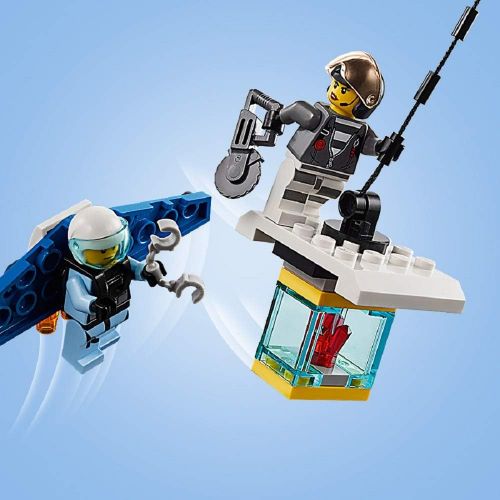  LEGO City Police Sky Police Diamond Heist Playset, Toy Helicopter & Truck, Police Toys for Kids