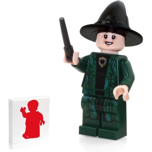  LEGO 2018 Harry Potter Minifigure - Professor Minerva McGonagall (with Black Wand and Stand) 75954